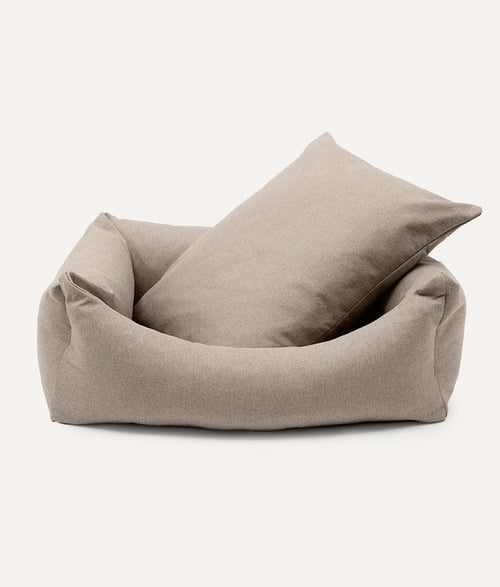 Beige Dog Bed